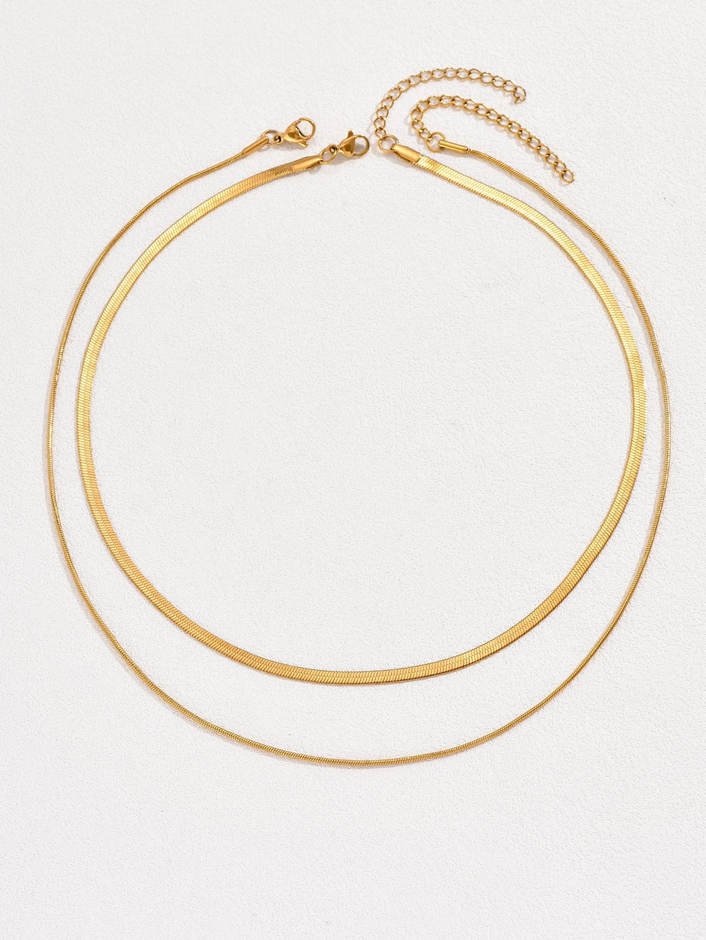 2Pcs/Set Minimalist Chain Necklace