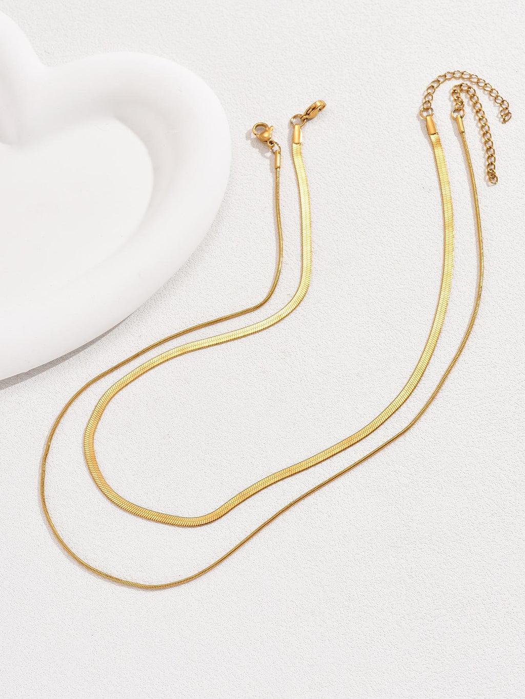 2Pcs/Set Minimalist Chain Necklace